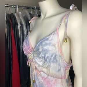 Dress Tie Dye Dress Babydoll Dress ☮️ Boho Dress 🫶🏼